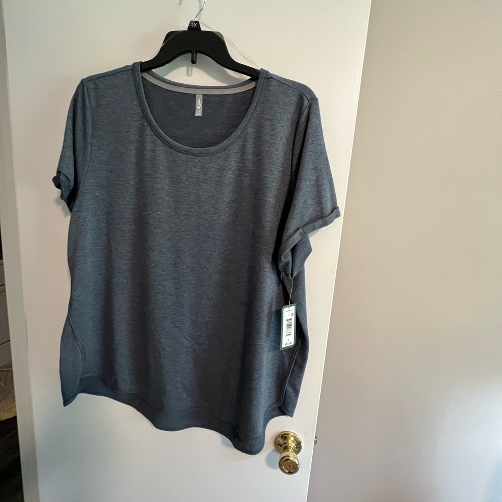 MTA Sport Tee.  Heather blue